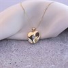 9ct Gold Diamond Set Locket And Chain - R7270 Alternative Image