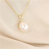 9ct Gold 7MM Freshwater Pearl Pendant And Chain - R7702 Alternative Image