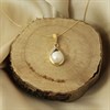 9ct Gold Freshwater Pearl And Diamond Teardrop Necklace - R7714 Alternative Image