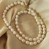9ct Gold Freshwater Pearl And Rondelle Necklet - 18in - R7771 Alternative Image