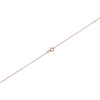 9ct Rose Gold Amethyst And Diamond Heart Necklace - R8132 Alternative Image