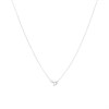 9ct White Gold Aquamarine And Diamond Necklace - R82120 Alternative Image