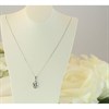 9ct White Gold Aquamarine And Diamond Necklace - R82120 Alternative Image