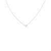 9ct White Gold Aquamarine And Diamond Necklace - R82121 Alternative Image