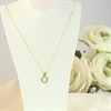 9ct Opal And Diamond Teardrop Necklace - R82123 Alternative Image