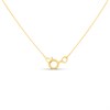 9ct Gold Swirl Garnet Necklace - R82128 Alternative Image