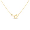 9ct Gold Swirl Peridot Necklace - R82129 Alternative Image