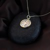 9ct Gold Mother Of Pearl F.Hinds Tree Of Life Necklace - R8219 Alternative Image