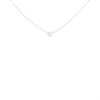 9ct White Gold Tanzanite Heart Twist Necklace - R83100 Alternative Image