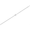 9ct White Gold Blue Topaz And Diamond Necklace - R8379 Alternative Image