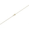 9ct Gold Garnet And Diamond Teardrop Necklace - R8382 Alternative Image