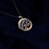 9ct Gold Two Colour Tree Necklace - R8734 Alternative Image
