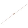9ct Rose Gold Open Floating Heart Necklace - R8742 Alternative Image