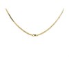 9ct Gold 2.8mm Wide Diamond Cut Solid Curb Chain - 22in - R9010 Alternative Image