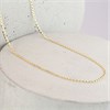 9ct Gold 18in Diamond Cut Solid Flat Curb Chain - R9018 Alternative Image