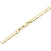 9ct Gold 3mm Wide Diamond Cut Solid Curb Chain - 24in - R9084 Alternative Image