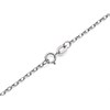 9ct White Gold 1mm Wide Solid Belcher Chain - 16in - R9302 Alternative Image