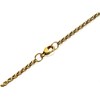 9ct Gold 2mm Wide Round Solid Link Belcher Chain - 22in - R9306 Alternative Image
