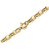 9ct Gold 4mm Wide Oval Hollow Belcher Chain - 22in - R9322 Alternative Image