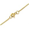 9ct Gold 1mm Wide Solid Curb Chain - 16in - R9452 Alternative Image