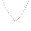 9ct White Gold Venetian Box Chain -18in/46cm - R9474 Alternative Image