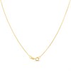 9ct Gold 18in Diamond Cut Solid Trace Chain - R9488 Alternative Image