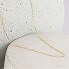 9ct Gold 18in Diamond Cut Solid Trace Chain - R9488 Alternative Image
