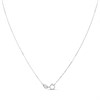 9ct White Gold Diamond Cut 18in Trace Chain - R9496 Alternative Image