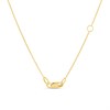 9ct Gold Round Disc 18inch Necklet - R9506 Alternative Image
