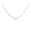 9ct Gold 1mm Wide Franco Chain - 18in - R9528 Alternative Image
