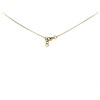 9ct Gold Textured Knot Station Necklace - 16in - R9539 Alternative Image