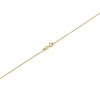 9ct Gold 1mm Wide Diamond Cut Curb Chain - 16in - R9618 Alternative Image