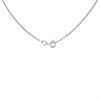 9ct White Gold 1mm Wide Curb Chain - 16in - R9623 Alternative Image