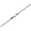 9ct White Gold 2mm Wide Solid Flat Curb Chain - 20in - R9645 Alternative Image