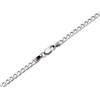 9ct White Gold 2mm Wide Solid Flat Curb Chain - 22in - R9646 Alternative Image