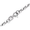 9ct White Gold 2mm Wide Diamond Cut Hollow Belcher Chain - 16in - R9802 Alternative Image