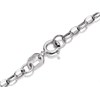 9ct White Gold 2mm Wide Diamond Cut Hollow Belcher Chain - 18in - R9803 Alternative Image