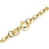 9ct Gold 2mm Wide Diamond Cut Hollow Belcher Chain - 22in - R9807 Alternative Image