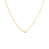 9ct Gold Diamond Cut 16in Oval Belcher Chain - R9838 Alternative Image
