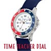 Tikkers ATK0140 Time Teacher Blue Resin Strap Children's Watch - W0279 Alternative Image