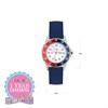 Tikkers ATK0140 Time Teacher Blue Resin Strap Children's Watch - W0279 Alternative Image