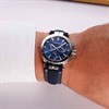 Herbelin 37658AP15BL Newport Chronograph Blue Leather Strap Watch - W03133 Alternative Image