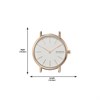 Skagen SKW2838 Signatur Lille Blue Leather Strap Watch - W06188 Alternative Image