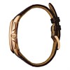 Bulova Curv 97A124 Rose Gold Tone Brown Leather Strap Watch - W09104 Alternative Image
