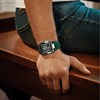98A343 Bulova Series X Automatic Green Suede Strap Watch - W09419 Alternative Image