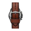 Fossil FS5855 Bronson Brown Leather Strap Watch - W10277 Alternative Image