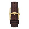 Fossil FS6011 Carraway Gold Plated Brown Leather Strap Watch - W10326 Alternative Image
