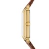 Fossil ES5303 Raquel Gold Plated Brown Leather Strap Watch - W10330 Alternative Image