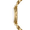 Fossil ES5329 Carlie Gold Plated Curb Bracelet Watch - W10342 Alternative Image
