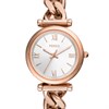 Fossil ES5330 Carlie Rose Gold Plated Curb Bracelet Watch - W10343 Alternative Image
